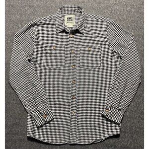 Giant Garments Casual Button Up Shirt  Women Size S Black